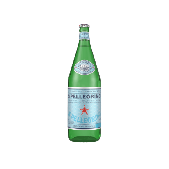 S.Pellegrino® Sparkling Natural Mineral Water Glass Bottle