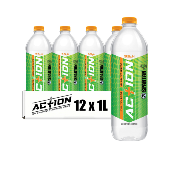 AC+ION™ Ion Charged Alkaline Water 1 Liter Plastic Bottles (12 Pack)