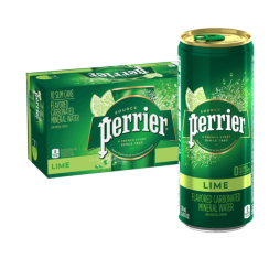 Perrier® Lime Flavored Carbonated Mineral Water - Slim Cans