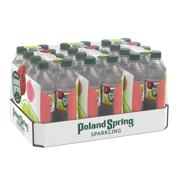 Poland Spring® Raspberry Lime Sparkling Water Image1
