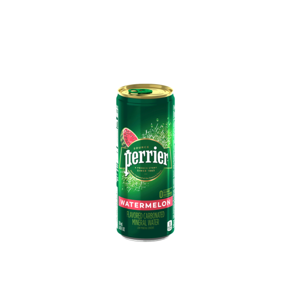 Perrier® Watermelon Flavored Carbonated Mineral Water - Slim Cans Image2