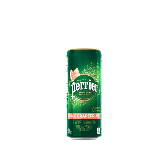 Perrier® Grapefruit Flavored Carbonated Mineral Water - Slim Cans Image2