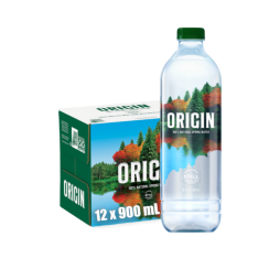 ORIGIN™ 100% Natural Spring Water 900 mL Recycled Plastic Bottle (12 Pack)