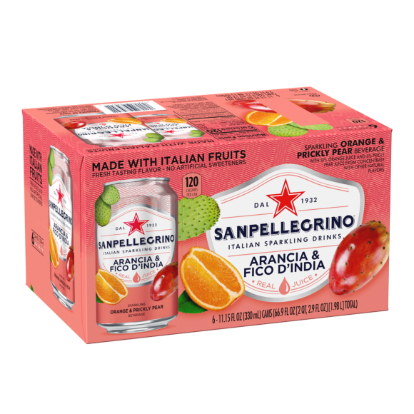 Sanpellegrino® Italian Sparkling Drinks - Arancia & Fico d'India/Orange & Prickly Pear Image1