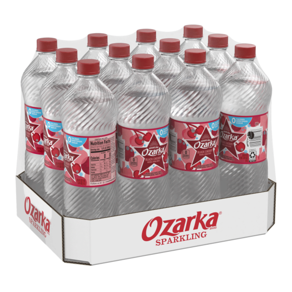 Ozarka® Brand Sparkling 100% Natural Spring Water - Black Cherry Image1