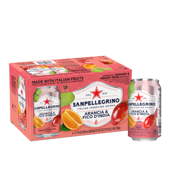 Sanpellegrino® Italian Sparkling Drinks - Arancia & Fico d'India/Orange & Prickly Pear