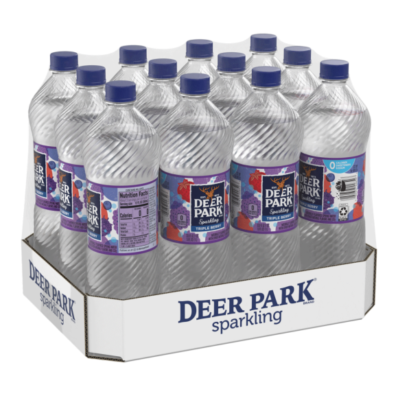 Deer Park® Brand Sparkling 100% Natural Spring Water - Triple Berry Image1