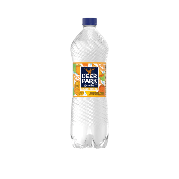 Deer Park® Brand Sparkling 100% Natural Spring Water - Orange Mango Image2