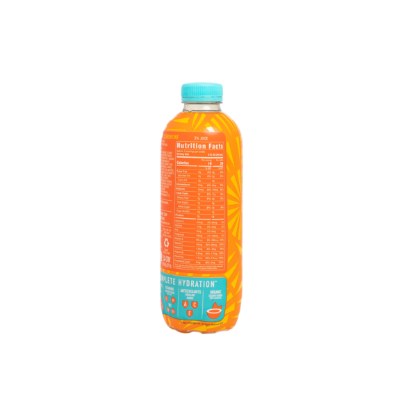 nutrition facts from a bottle of roar mango clementine Image4