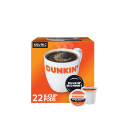 Dunkin'® Midnight K-Cup Pods® Dark Roast Coffee - 22CT