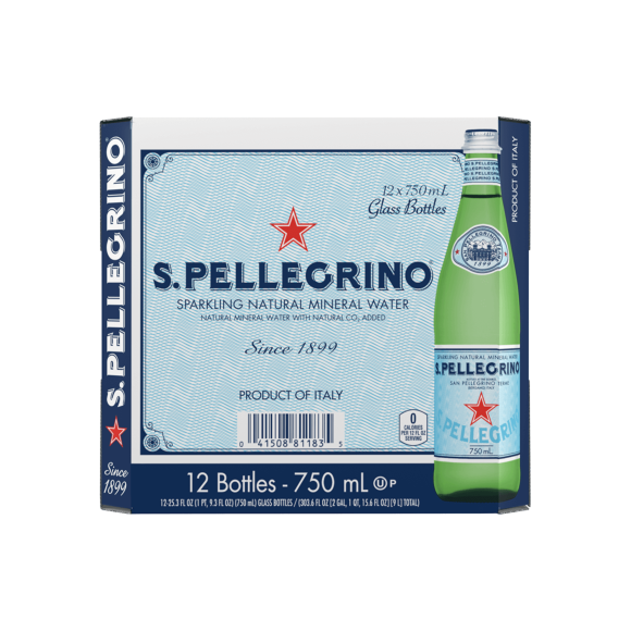 S.Pellegrino® Sparkling Natural Mineral Water - Glass Image3