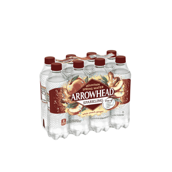 Arrowhead® White Peach Ginger Sparkling Water Image2