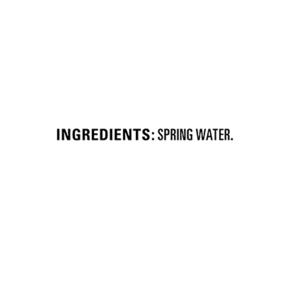 origin natural spring water 12 ounce cans ingredients Image4