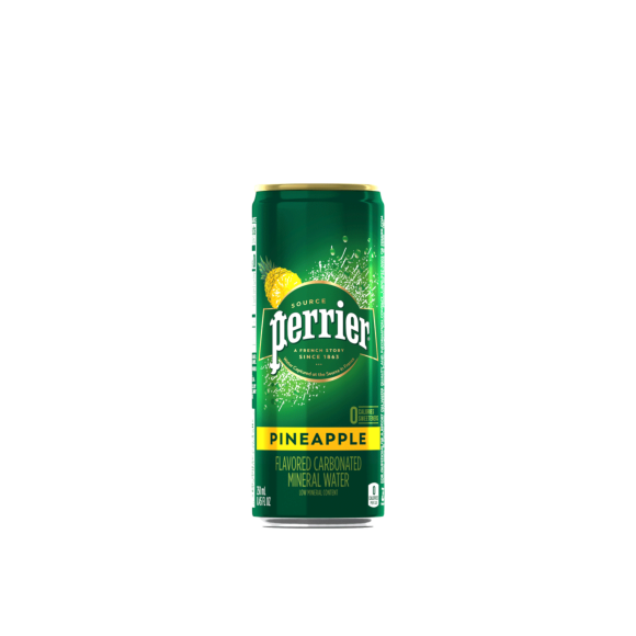 Perrier® Carbonated Mineral Water Slim Cans - Pineapple Image2