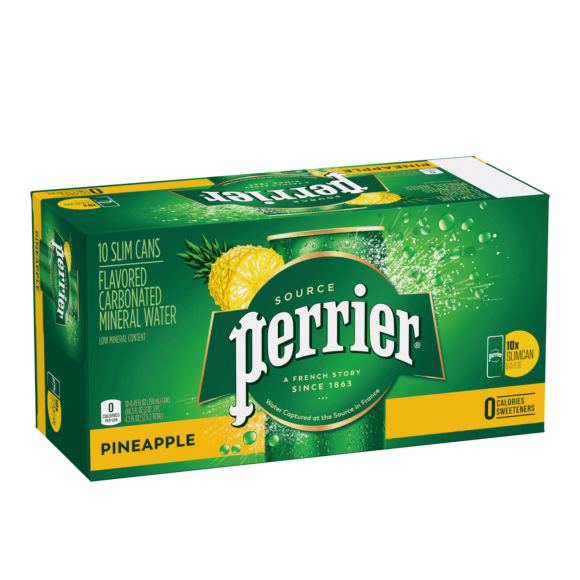 Perrier® Carbonated Mineral Water Slim Cans - Pineapple Image1