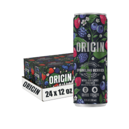 ORIGIN™ Berry Flavor Sparkling Water 12 Fl Oz Aluminum Cans (24 Pack)