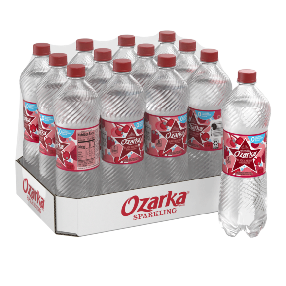 Ozarka® Brand Sparkling 100% Natural Spring Water - Black Cherry