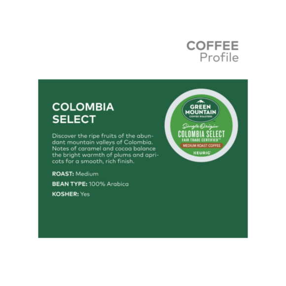 coffee profile for green mountain columbia coffee k cup Image3