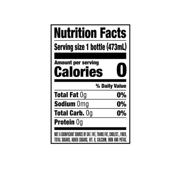 saratoga spring water 16 ounce nutrition facts Image4