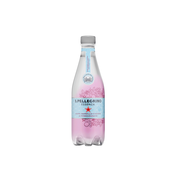 S.Pellegrino® Essenza™ Dark Morello Cherry & Pomegranate Sparkling Natural Mineral Water - Plastic Image2