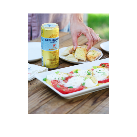 lifestyle - s.pellegrino essenza lemon zest sparkling natural mineral water - slim cans Image3