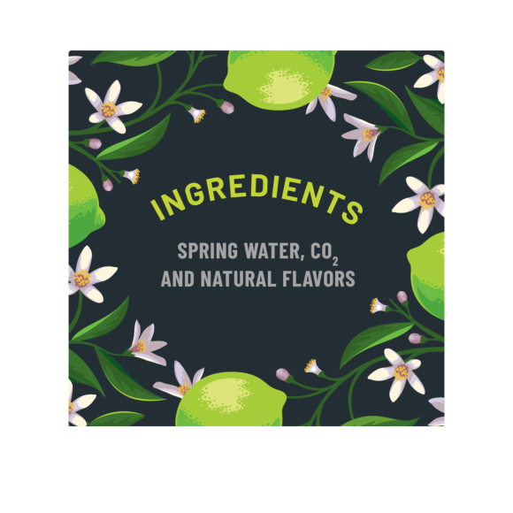 ORIGIN™ Lime Flavor Sparkling Water 12 Fl Oz Aluminum Cans (24 Pack) Image5
