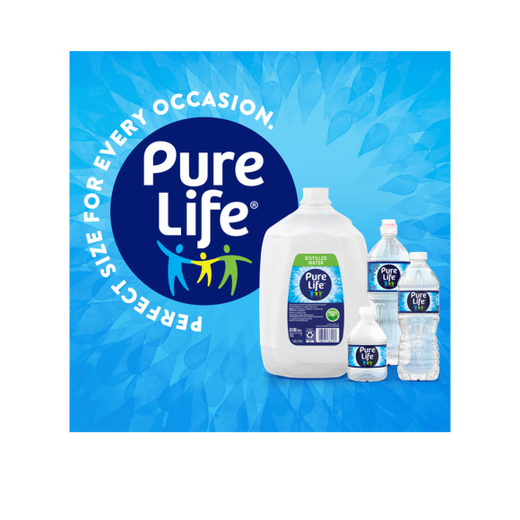 various sizes pure life purified distilled water every occasion Image3