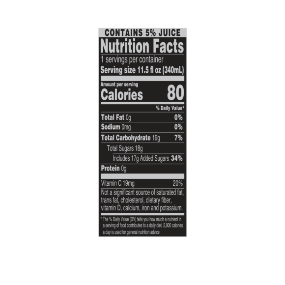 arizona arnold palmer nutrition facts Image2