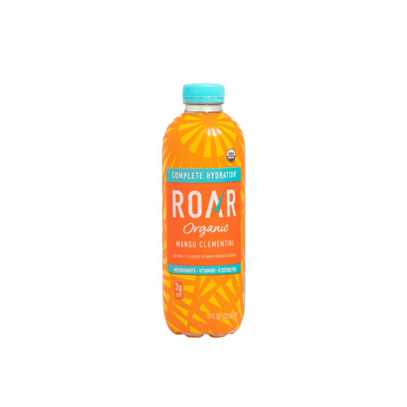 bottle of roar organic mango clementine drink Image1