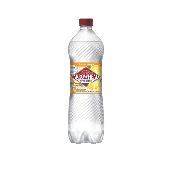Arrowhead® Brand Sparkling 100% Mountain Spring Water - Lemon Ginger Hibiscus Image2