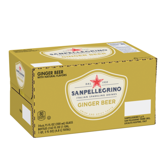 Sanpellegrino® Italian Sparkling Drinks Ginger Beer - Glass Image1