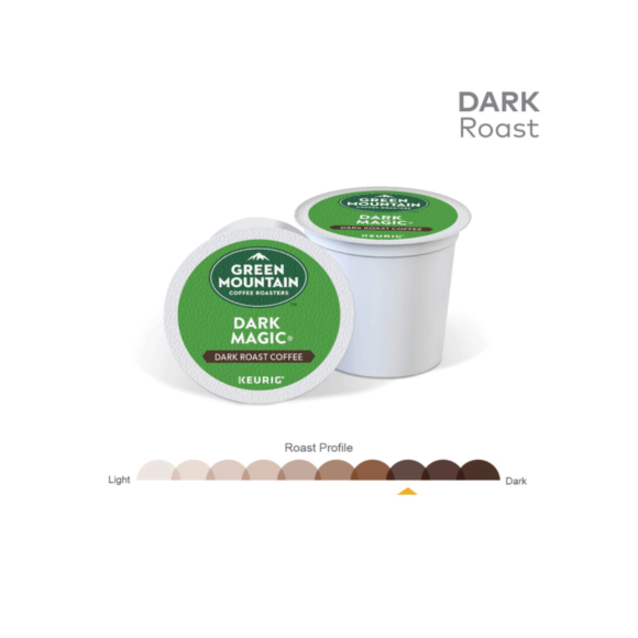 green mountain k cup dark magic coffee pod, roast profile dark Image2
