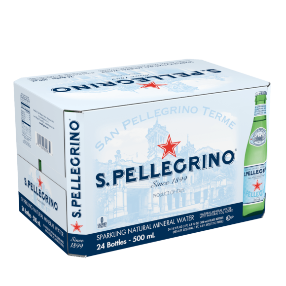 S.Pellegrino® Sparkling Natural Mineral Water - Glass Image2