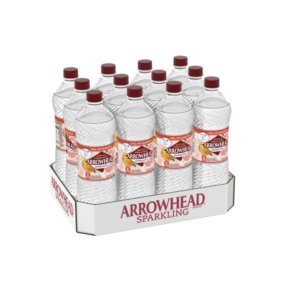 Arrowhead® Brand Sparkling 100% Mountain Spring Water - Ruby Red Grapefruit Image2