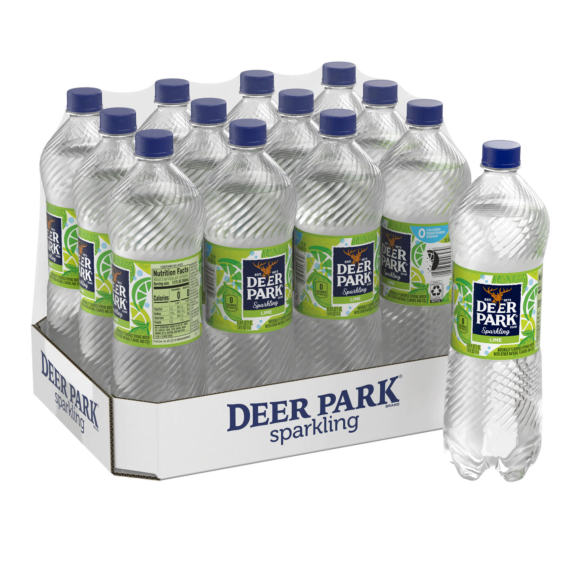 Deer Park® Brand Sparkling 100% Natural Spring Water - Zesty Lime