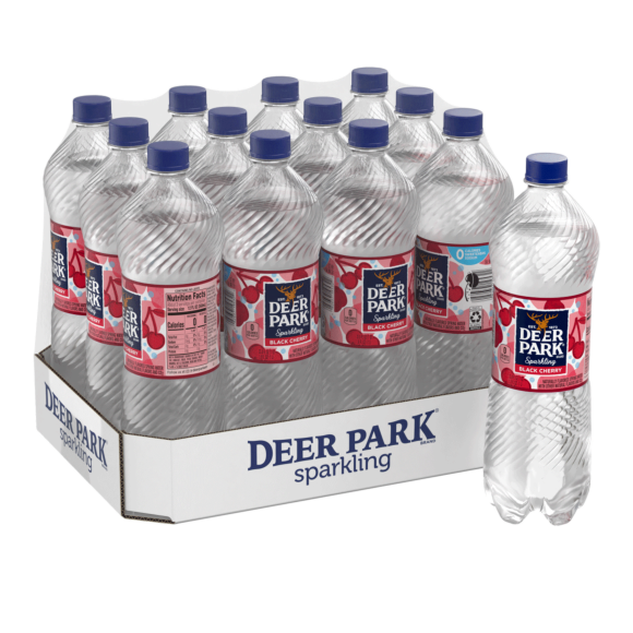 Deer Park® Brand Sparkling 100% Natural Spring Water - Black Cherry