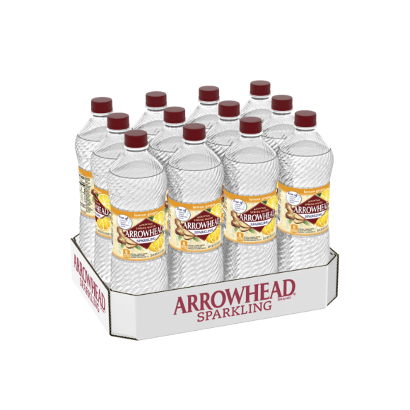 Arrowhead® Brand Sparkling 100% Mountain Spring Water - Lemon Ginger Hibiscus Image1