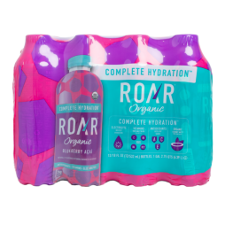 ROAR® Organic Electrolyte Infusions Blueberry Acai 18 Fl Oz Bottles (12 Pack)