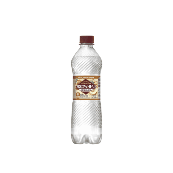 Arrowhead® White Peach Ginger Sparkling Water Image1