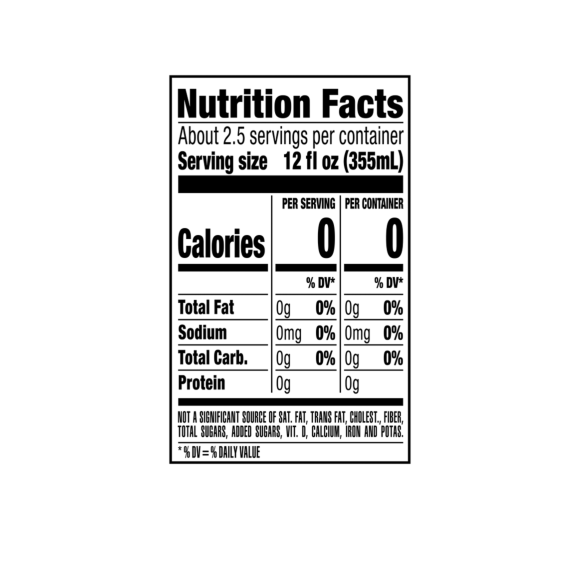 saratoga spring water 28 ounce nutrition facts Image4