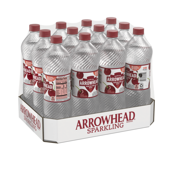 Arrowhead® Brand Sparkling 100% Mountain Spring Water - Black Cherry Image1