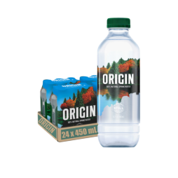 ORIGIN™ 100% Natural Spring Water 450 mL Recycled Plastic Bottle (24 Pack)
