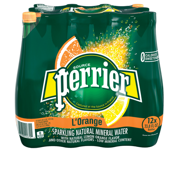 Perrier® Carbonated Mineral Water - L'Orange