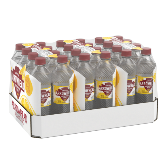 Arrowhead® Brand Sparkling 100% Mountain Spring Water - Lively Lemon Image1