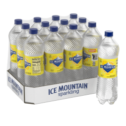 Ice Mountain® Brand Sparkling 100% Natural Spring Water - Lively Lemon