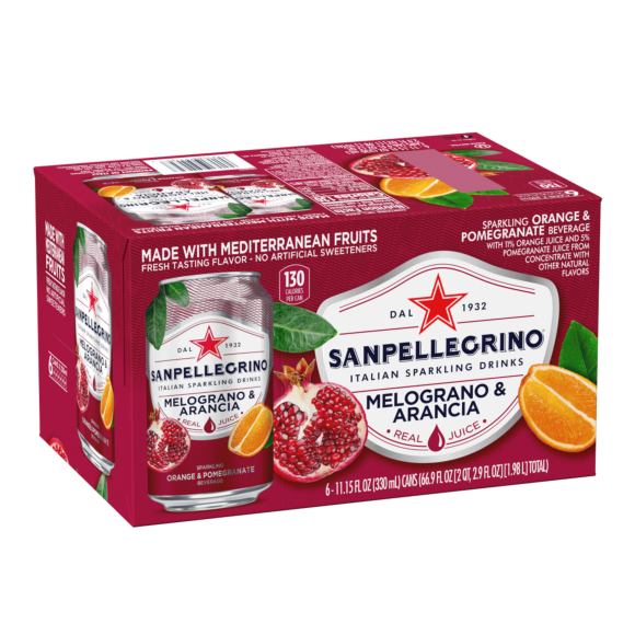 Sanpellegrino® Italian Sparkling Drinks - Melograno & Arancia/Orange & Pomegranate Image1