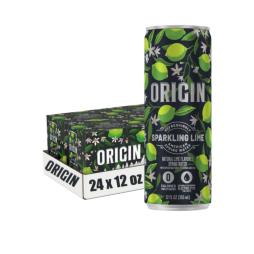 ORIGIN™ Lime Flavor Sparkling Water 12 Fl Oz Aluminum Cans (24 Pack)