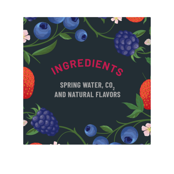 ORIGIN™ Berry Flavor Sparkling Water 12 Fl Oz Aluminum Cans (24 Pack) Image5