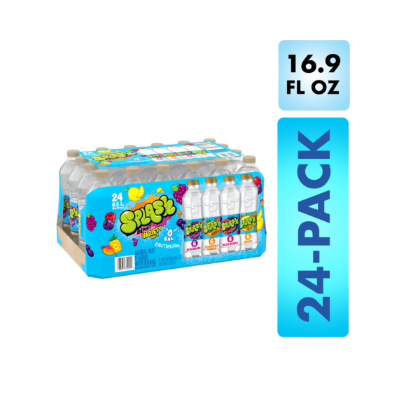 Splash Refresher™ Variety Flavored Water Beverage 16.9 Fl Oz Plastic Bottles (24 Pack) Image1