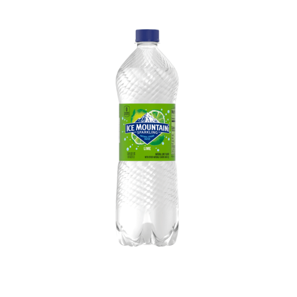 Ice Mountain® Brand Sparkling 100% Natural Spring Water - Zesty Lime Image2